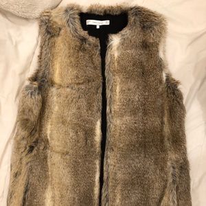 Zara fake fur vest